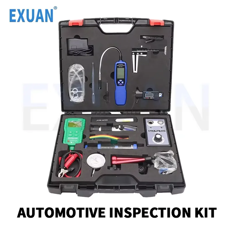 Automotive Repair Maintenance Testing Toolbox Maintenance Testing Kit Oil Quality Detector Brake Oil Tester Battery Testing Tool
Automotive Repair Maintenance Testing Toolbox Maintenance Testing Kit Oil Quality Detector Brake Oil Tester Battery Testing Tool