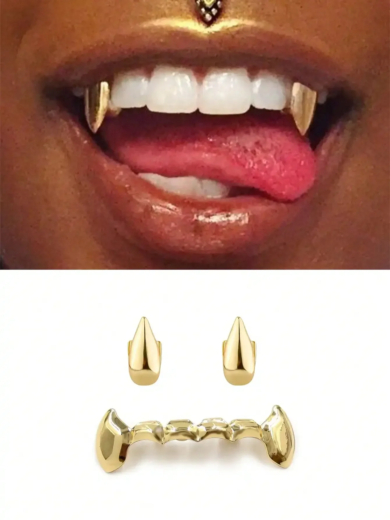 1 Set Vampire Fang Teeth Accessories, Unisex Halloween Cosplay Prop
1 Set Vampire Fang Teeth Accessories, Unisex Halloween Cosplay Prop