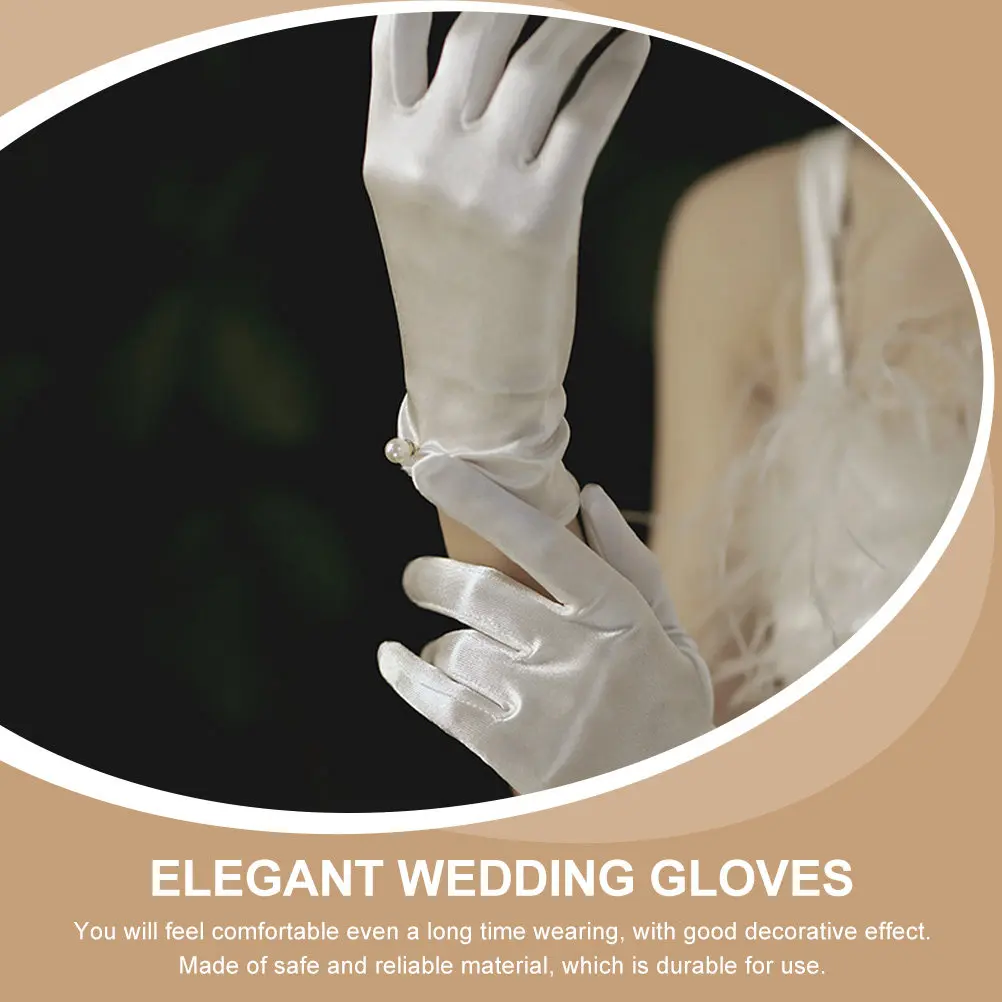 1Pair Silk Wedding Gloves Mesh Bridal Dress Gloves Elegant Wedding Accessories for Party Banquets Evening Events
1Pair Silk Wedding Gloves Mesh Bridal Dress Gloves Elegant Wedding Accessories for Party Banquets Evening Events