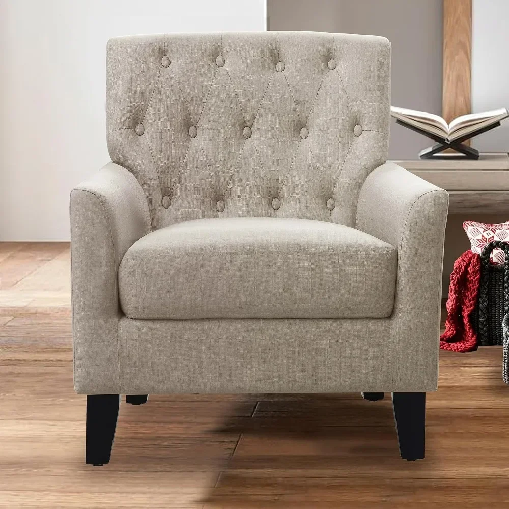 30 inch decorative fabric soft bag with arm stitching, living room sofa chair, wooden legs, standard, textile beige color
30 inch decorative fabric soft bag with arm stitching, living room sofa chair, wooden legs, standard, textile beige color