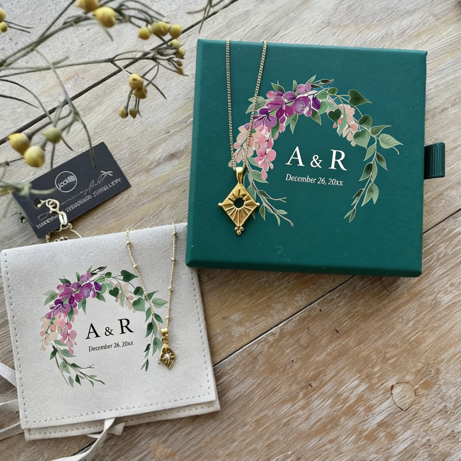 Custom Logo Luxury Box and Pouch 20pcs Jewelry Packaging for Wedding Favors
Custom Logo Luxury Box and Pouch 20pcs Jewelry Packaging for Wedding Favors
