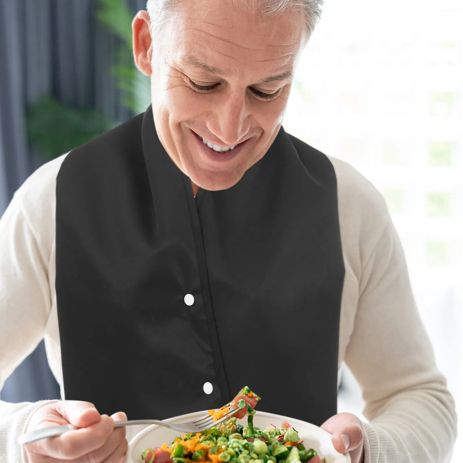 Многоразовый взрослый нагрудник-шарф из двухслойного полиэстера с водонепроницаемой защитой для пожилых и людей с ограниченными возможностями: решение для достойного приема пищи
Многоразовый взрослый нагрудник-шарф из двухслойного полиэстера с водонепроницаемой защитой для пожилых и людей с ограниченными возможностями: решение для достойного приема пищи