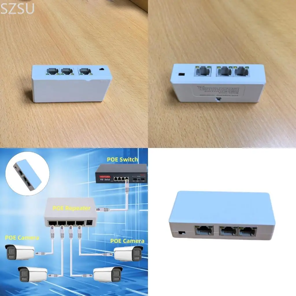 SZSU POE Extender 1 in 2 Out Splitter with LED Indicators Offering Real Time Monitoring for Wide Applications
SZSU POE Extender 1 in 2 Out Splitter with LED Indicators Offering Real Time Monitoring for Wide Applications