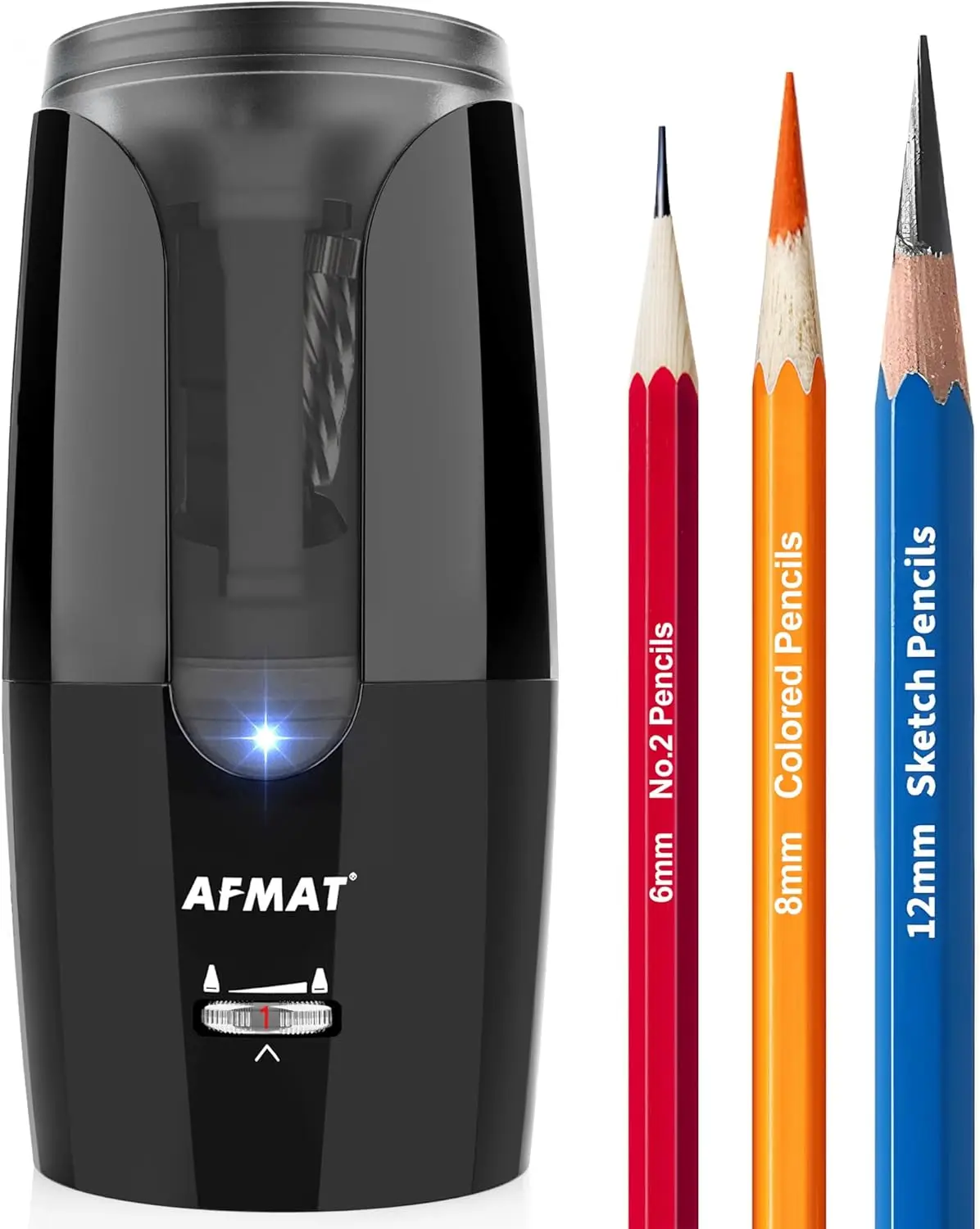 Rechargeable Long Point Pencil Sharpener for Artists, Fast & Auto Stop, 8-17mm Point, for φ6-12mm Pencils
Rechargeable Long Point Pencil Sharpener for Artists, Fast & Auto Stop, 8-17mm Point, for φ6-12mm Pencils
