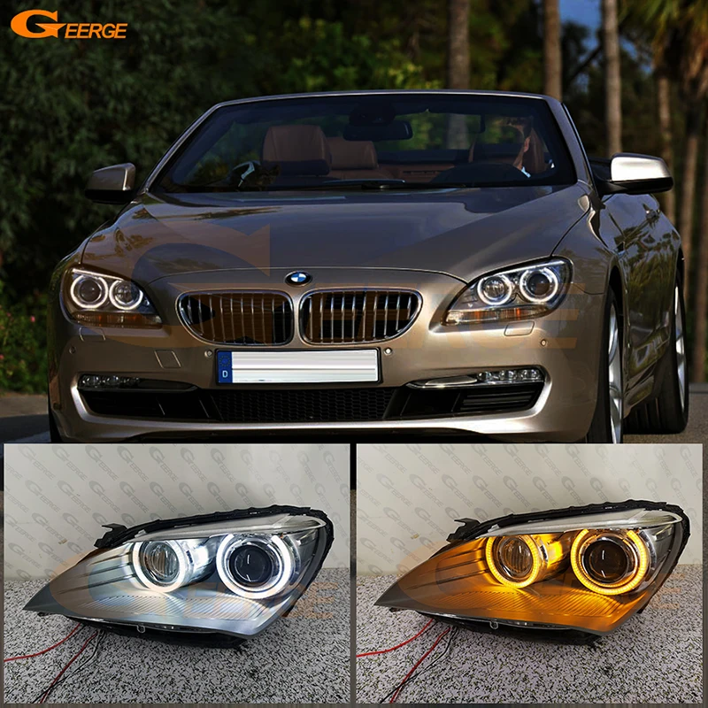 For BMW 6 Series F12 F13 F06 M6 2010 2011 2012 - 2015 Ultra Bright A/W Switchback DRL Turn Signal LED Angel Eyes Kit Halo Rings
For BMW 6 Series F12 F13 F06 M6 2010 2011 2012 - 2015 Ultra Bright A/W Switchback DRL Turn Signal LED Angel Eyes Kit Halo Rings