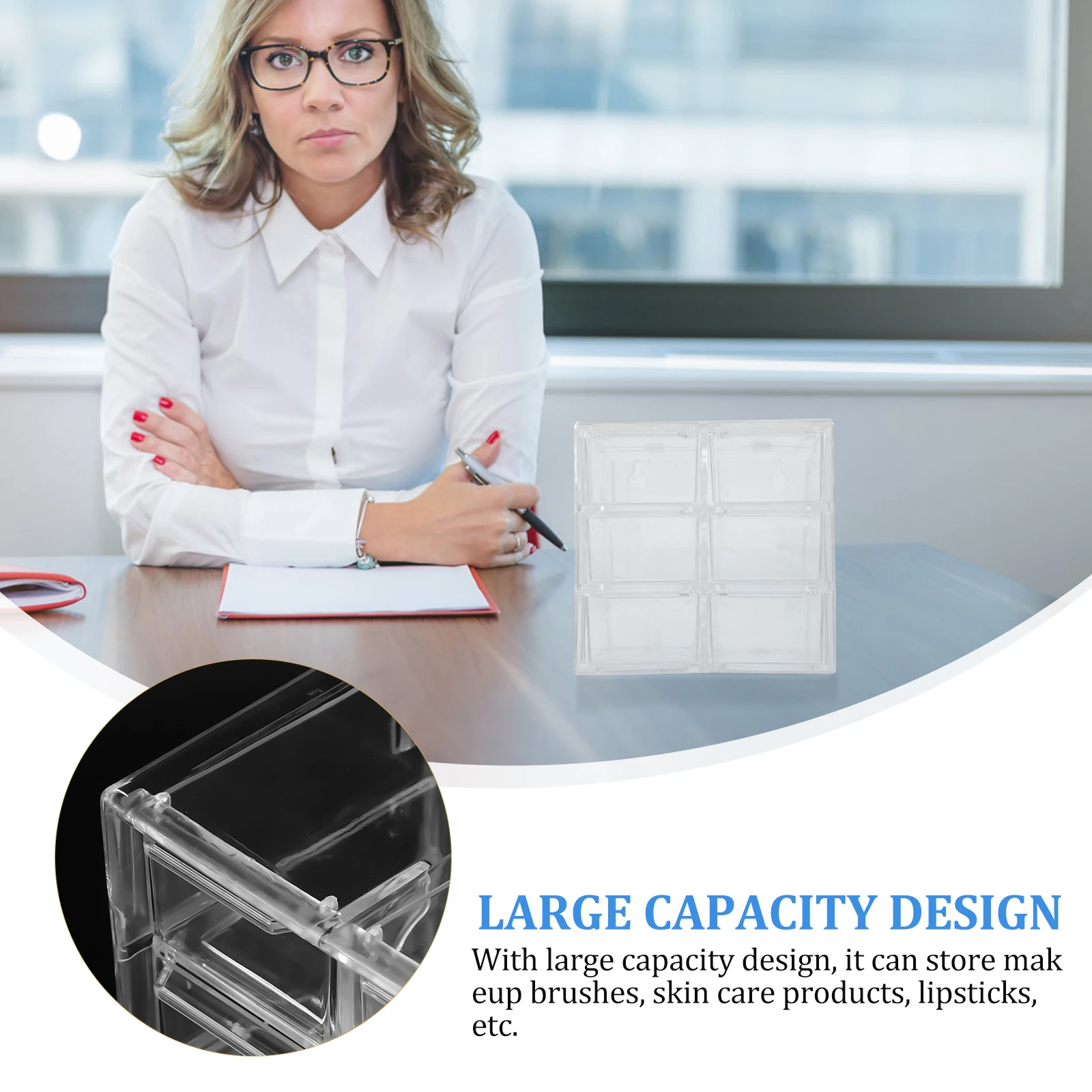 Transparent 6 Grid Dust proof Drawer Storage Grids Desk ganizer Multi function Makeup HOLDER Office Bathroom Practical
Transparent 6 Grid Dust proof Drawer Storage Grids Desk ganizer Multi function Makeup HOLDER Office Bathroom Practical