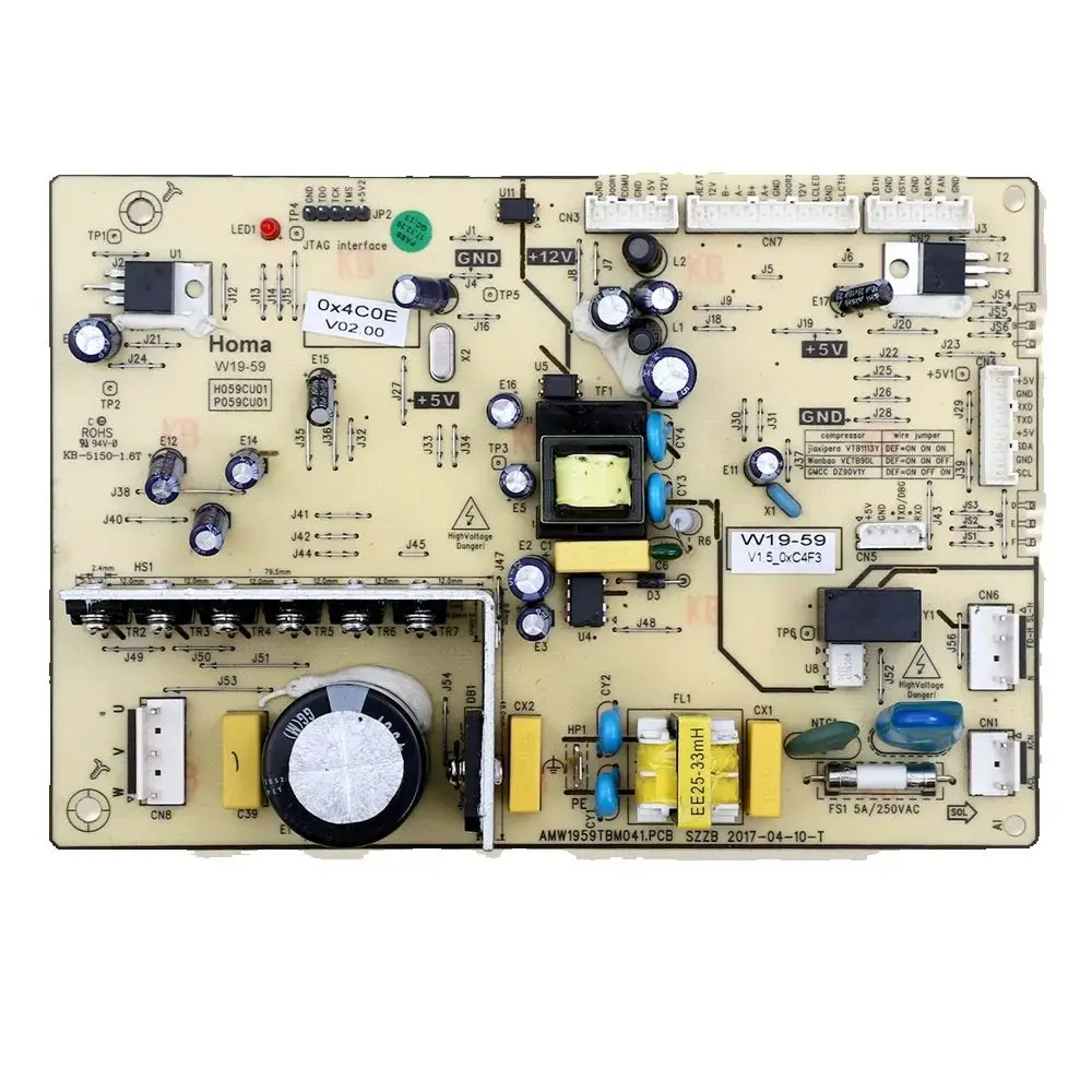 Материнская плата для холодильника, плата управления PCB, номер модели W19-59, 0321802369, оригинал
Материнская плата для холодильника, плата управления PCB, номер модели W19-59, 0321802369, оригинал