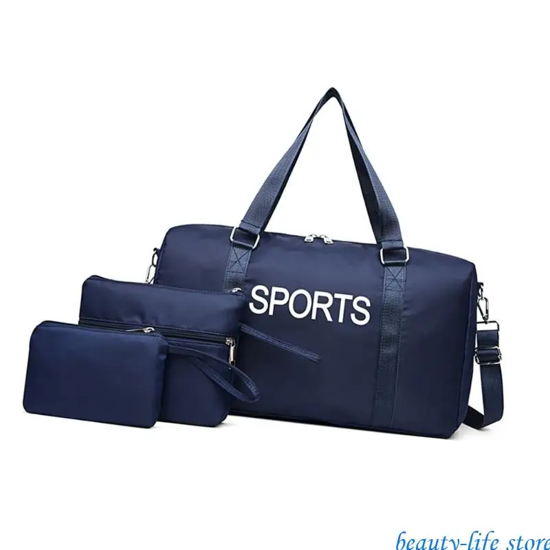 3pcs Large Capacity Shoulder Bag Fashionable Letter Print Luggage Travel Handbag Stylish Outdoor Adventure Bags 517D
3pcs Large Capacity Shoulder Bag Fashionable Letter Print Luggage Travel Handbag Stylish Outdoor Adventure Bags 517D