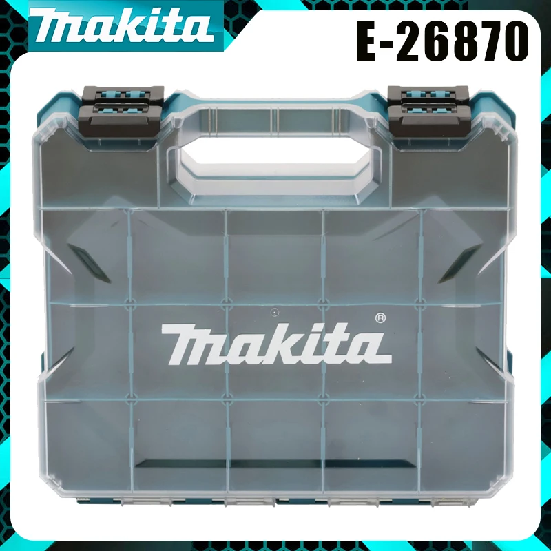 Кейс-органайзер Makita E-26870 MAK2 с прозрачной крышкой для инструментов, бит и разделителей
Кейс-органайзер Makita E-26870 MAK2 с прозрачной крышкой для инструментов, бит и разделителей