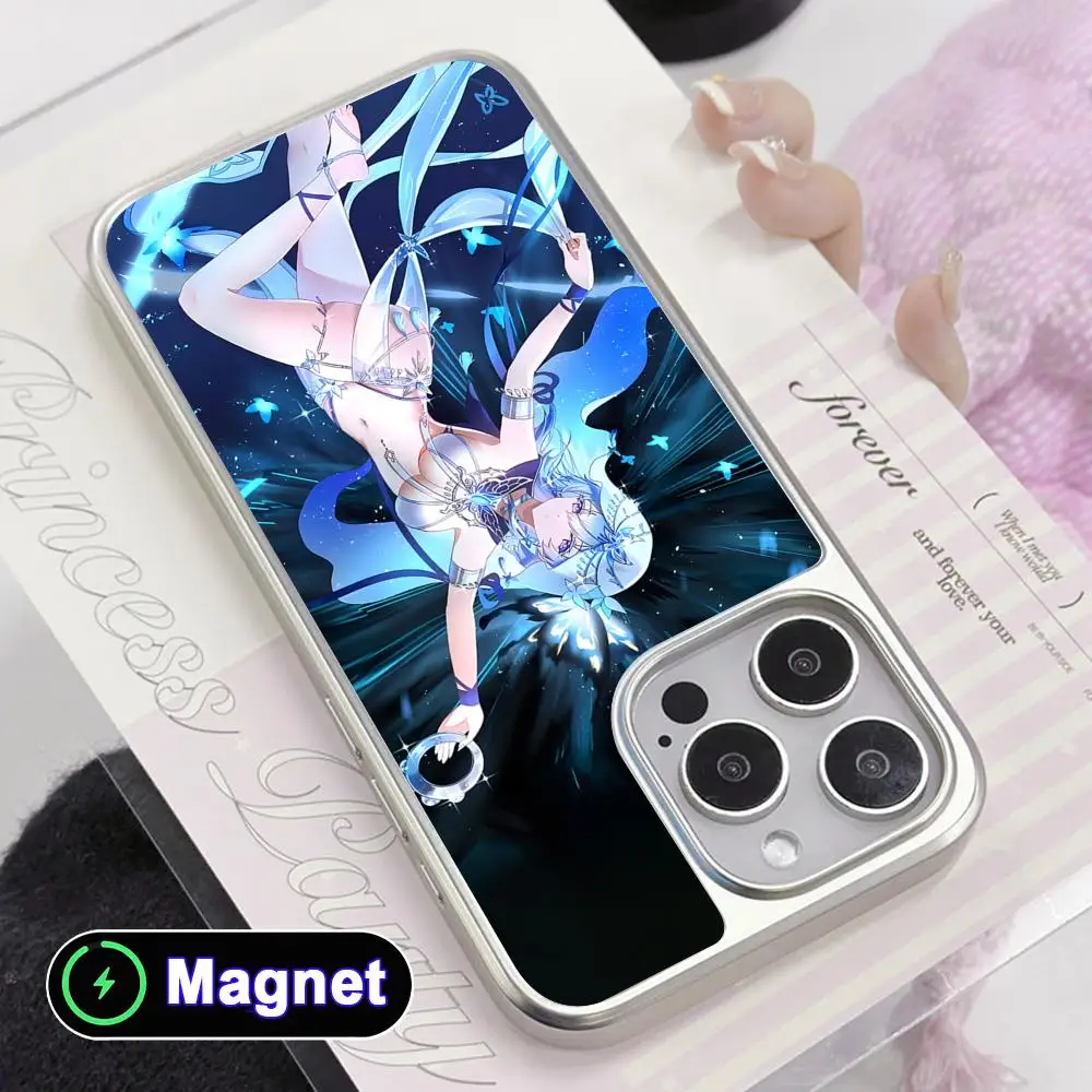 Wuthering Waves Shorekeeper Phone Case for iPhone 17 16 15 14 13 12 11 Air Pro Max Plus Electroplated Silver Magnet Cover
Wuthering Waves Shorekeeper Phone Case for iPhone 17 16 15 14 13 12 11 Air Pro Max Plus Electroplated Silver Magnet Cover