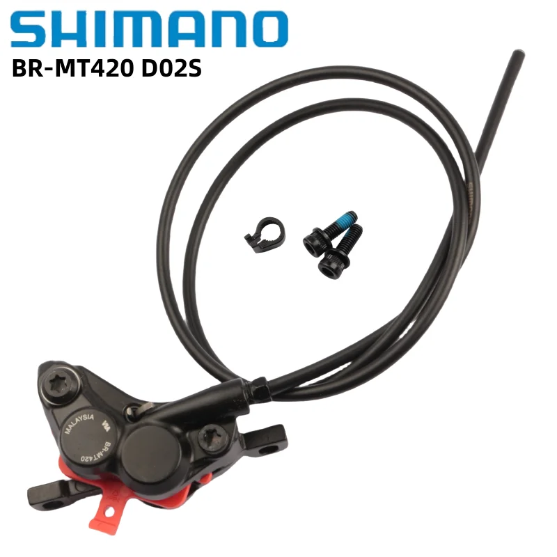 Гидравлический дисковый тормоз Shimano MT420 с тормозными колодками из смолы D02S, 4 поршня, 850 мм, 1650 мм, только одна сторона, часть тормоза для велосипеда MTB
Гидравлический дисковый тормоз Shimano MT420 с тормозными колодками из смолы D02S, 4 поршня, 850 мм, 1650 мм, только одна сторона, часть тормоза для велосипеда MTB