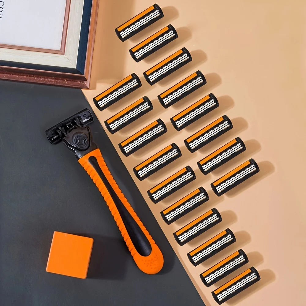 Metal Handle Manual Profession Face Care Beard 3-Layers Blade Safety Raze And Shaving Razor Stand Shaver Base For Man
Metal Handle Manual Profession Face Care Beard 3-Layers Blade Safety Raze And Shaving Razor Stand Shaver Base For Man