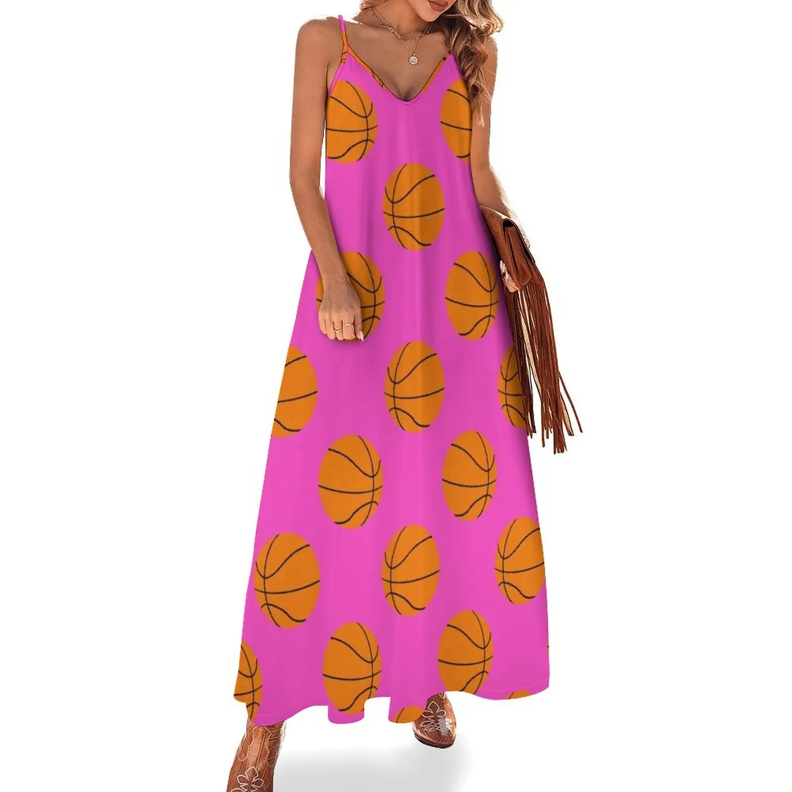 Basketball - Hot Pink Sleeveless Dress Woman dresses luxury dress women's dresses luxury Dress
Basketball - Hot Pink Sleeveless Dress Woman dresses luxury dress women's dresses luxury Dress