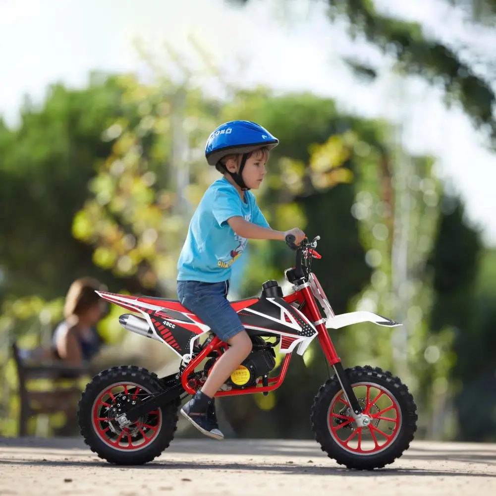 49cc 2-Stroke Kids Dirt Bike Gas Power Motorcycle Beach Off Road Mini Motorcycle Children Pocket Motorbike
49cc 2-Stroke Kids Dirt Bike Gas Power Motorcycle Beach Off Road Mini Motorcycle Children Pocket Motorbike