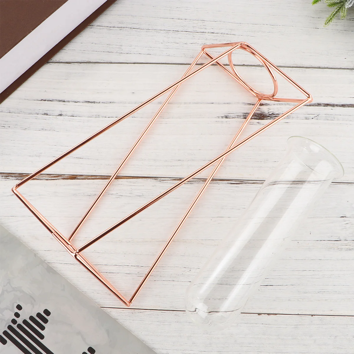 1pc Iron Tube Vase Flower Planter Metal Frame Creative Heat Resistant Plant Container For Tulips Roses Home Decoration
1pc Iron Tube Vase Flower Planter Metal Frame Creative Heat Resistant Plant Container For Tulips Roses Home Decoration
