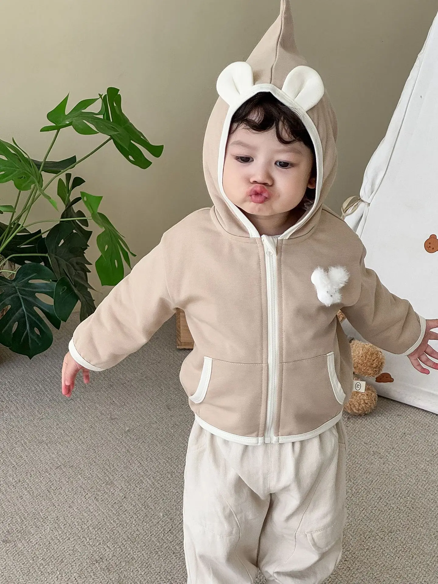 Animal Ear Striped Toddler Jacket Kids Hooded Coat 0-5Y Autumn New Children Outerwear Fashionable Soft Boys and Girls Clothing 
Animal Ear Striped Toddler Jacket Kids Hooded Coat 0-5Y Autumn New Children Outerwear Fashionable Soft Boys and Girls Clothing