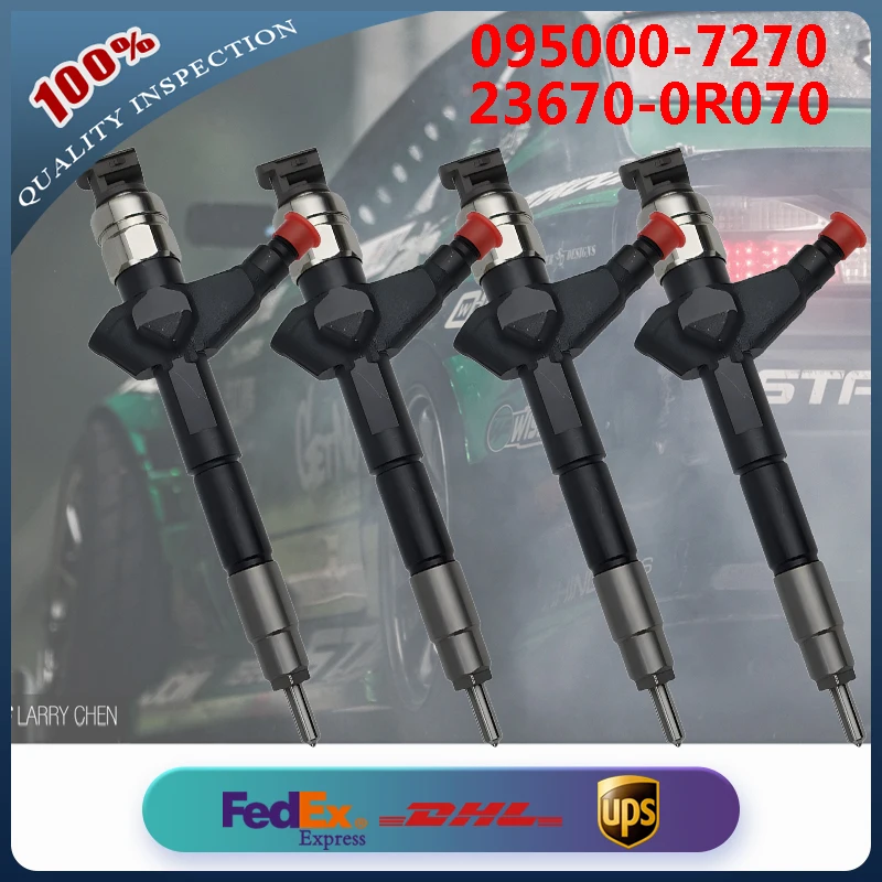 4 шт. 095000-7270 23670-0R070 23670-0R120 23670-09290 Форсунка Common Rail для двигателя Toyota 2AD-FTV Corolla Verso RAV4
4 шт. 095000-7270 23670-0R070 23670-0R120 23670-09290 Форсунка Common Rail для двигателя Toyota 2AD-FTV Corolla Verso RAV4