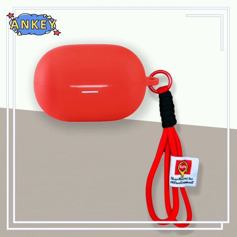 Compatible with QCY MeloBuds A30 Case Earphones Premium Silicone Cover Shockproof Accessible Charging Port Bring a hanging rope
Compatible with QCY MeloBuds A30 Case Earphones Premium Silicone Cover Shockproof Accessible Charging Port Bring a hanging rope