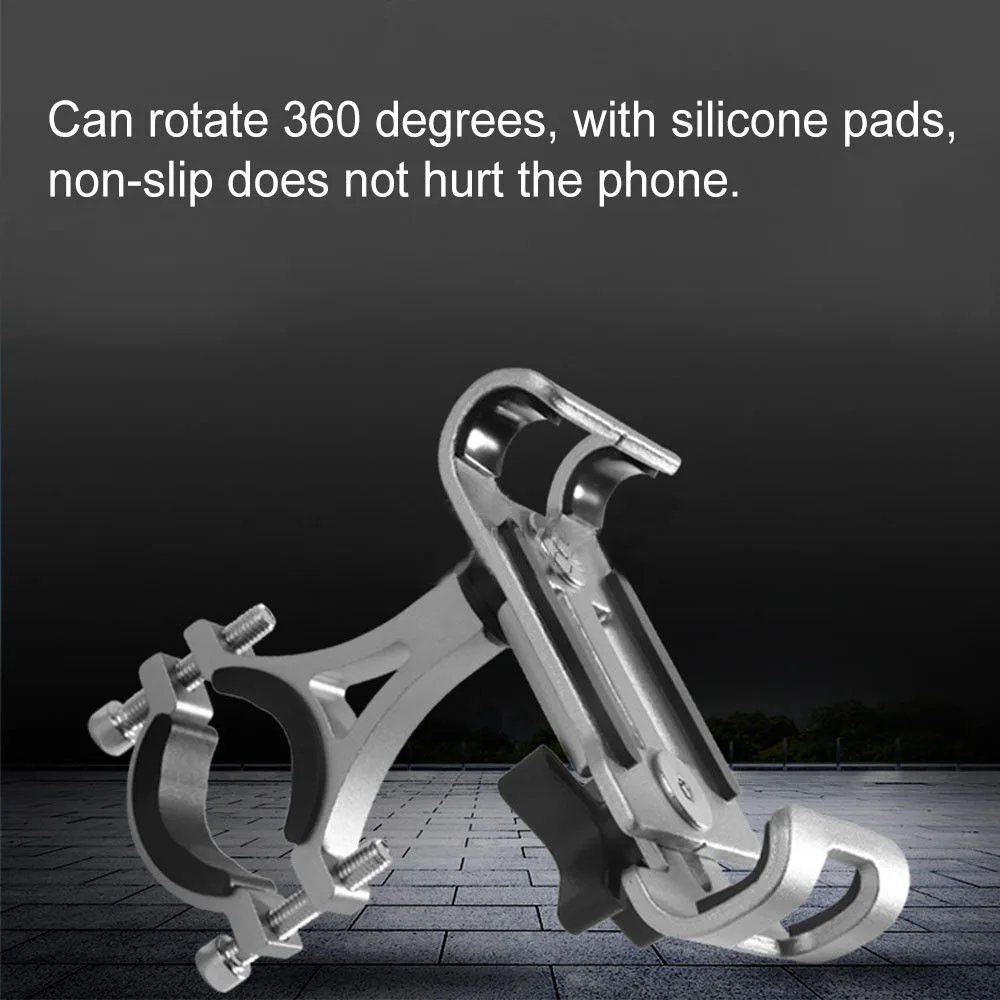 Motorcycle Bicycle Phone Holder Aluminum Alloy 360 Rotate Anti-slip Bracket Support GPS Clip Bike Phone Stand for iPhone Xiaomi
Motorcycle Bicycle Phone Holder Aluminum Alloy 360 Rotate Anti-slip Bracket Support GPS Clip Bike Phone Stand for iPhone Xiaomi