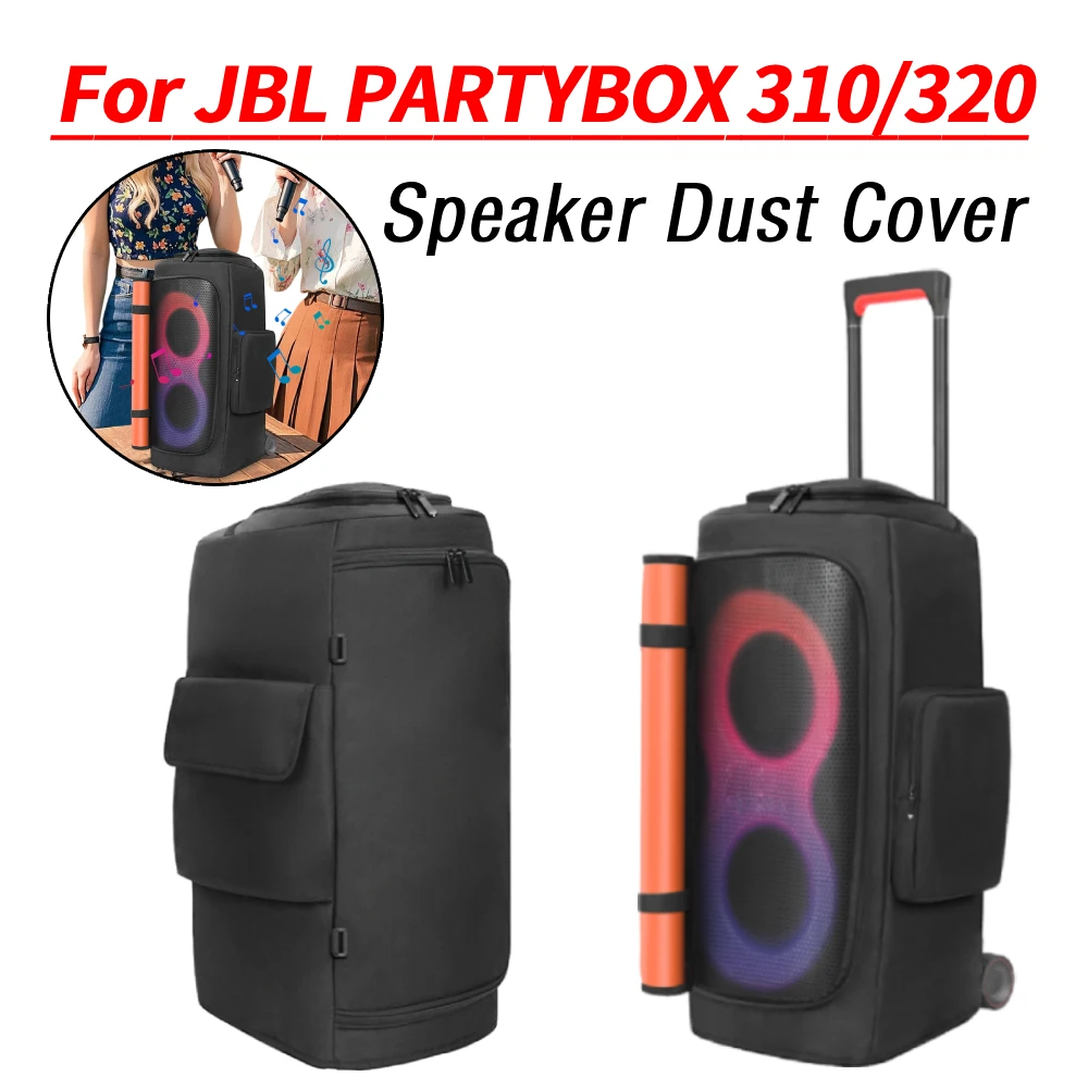 Пылезащитный чехол для динамика с застежкой-молнией, портативный чехол для динамика, противоскользящая двусторонняя сумка для хранения динамика для JBL PARTYBOX 310/320
Пылезащитный чехол для динамика с застежкой-молнией, портативный чехол для динамика, противоскользящая двусторонняя сумка для хранения динамика для JBL PARTYBOX 310/320