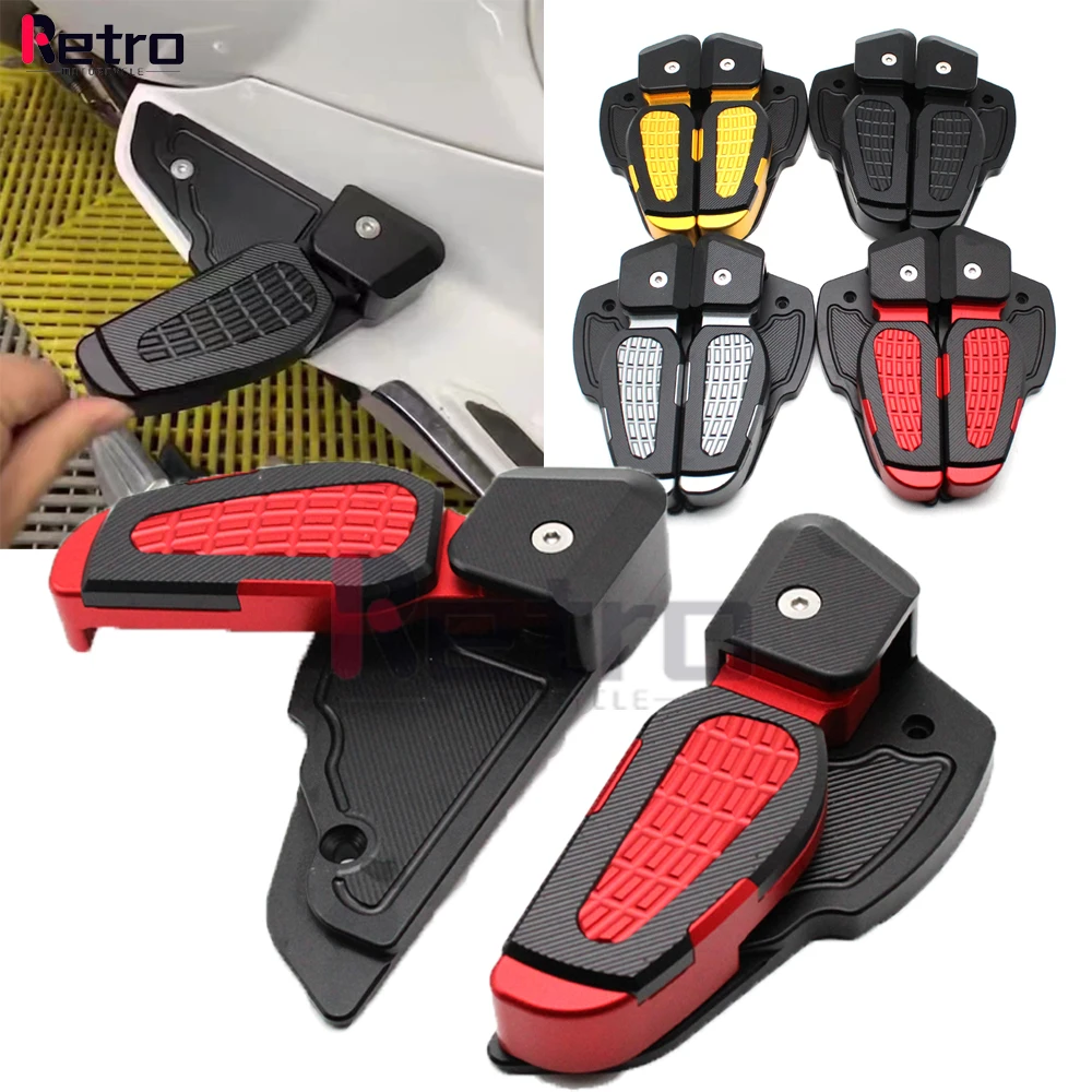Motorcycle Rear Passenger Foot Peg Steps FootBoards CNC Foldable Foot Pedal for Primavera Sprint 150 2013-2023
Motorcycle Rear Passenger Foot Peg Steps FootBoards CNC Foldable Foot Pedal for Primavera Sprint 150 2013-2023