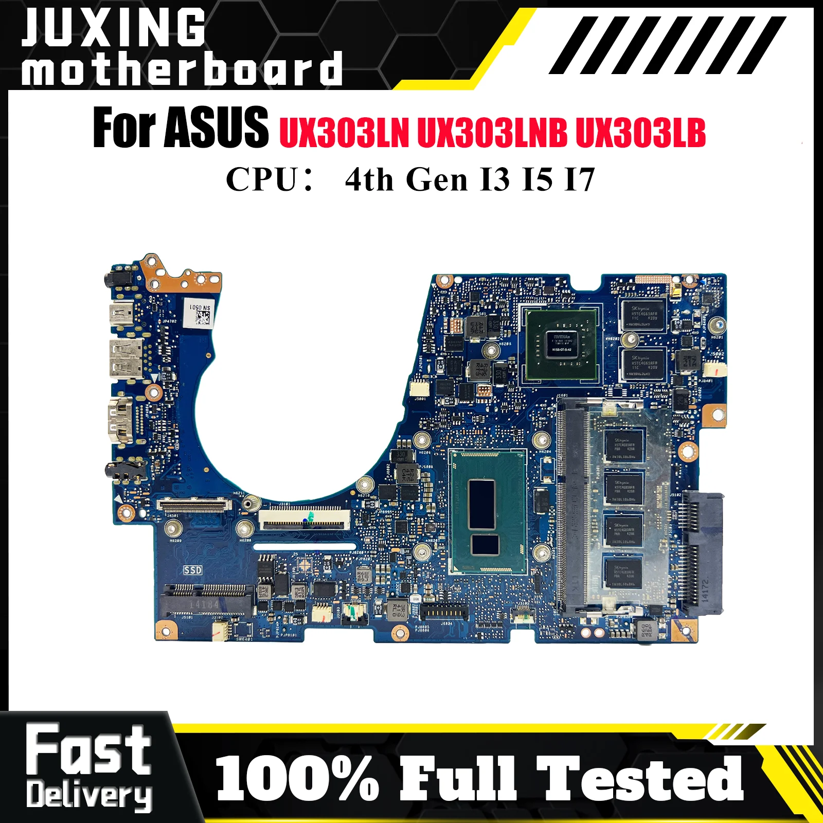 UX303LN Материнская плата для ноутбука ASUS ZenBook UX303LN U3000 UX303LB BX303L UX303LNB U303L UX303L Материнская плата I3 I5 I7 Процессор тесты ОК
UX303LN Материнская плата для ноутбука ASUS ZenBook UX303LN U3000 UX303LB BX303L UX303LNB U303L UX303L Материнская плата I3 I5 I7 Процессор тесты ОК