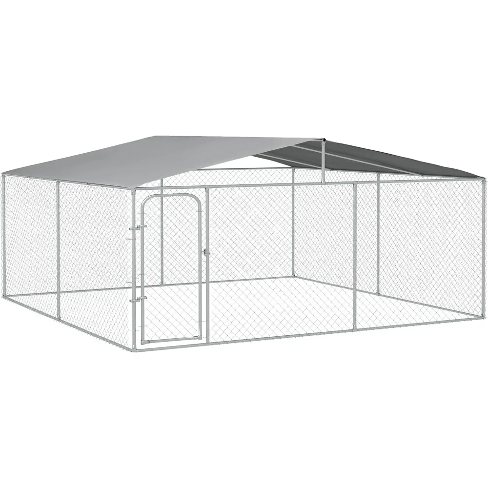 Dream Large Dog Kennel Outside, Heavy Duty Dog Cage With Waterproof Cover, Outdoor Fence Dog Run With Galvanized Chain L
Dream Large Dog Kennel Outside, Heavy Duty Dog Cage With Waterproof Cover, Outdoor Fence Dog Run With Galvanized Chain L