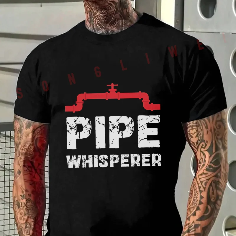 Funny Pipe Whisperer Design Motorcycle T-Shirt Men's Summer Casual Fashion Short Sleeve Tshirt Tops Tee
Funny Pipe Whisperer Design Motorcycle T-Shirt Men's Summer Casual Fashion Short Sleeve Tshirt Tops Tee