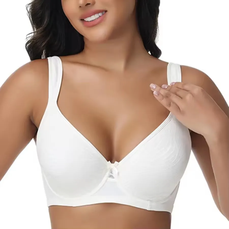 Women's Lace Minimizer Bra Plus Size Non-Padded Underwire Lifting Support Lingerie in C to DDD/E Cups Sizes
Women's Lace Minimizer Bra Plus Size Non-Padded Underwire Lifting Support Lingerie in C to DDD/E Cups Sizes