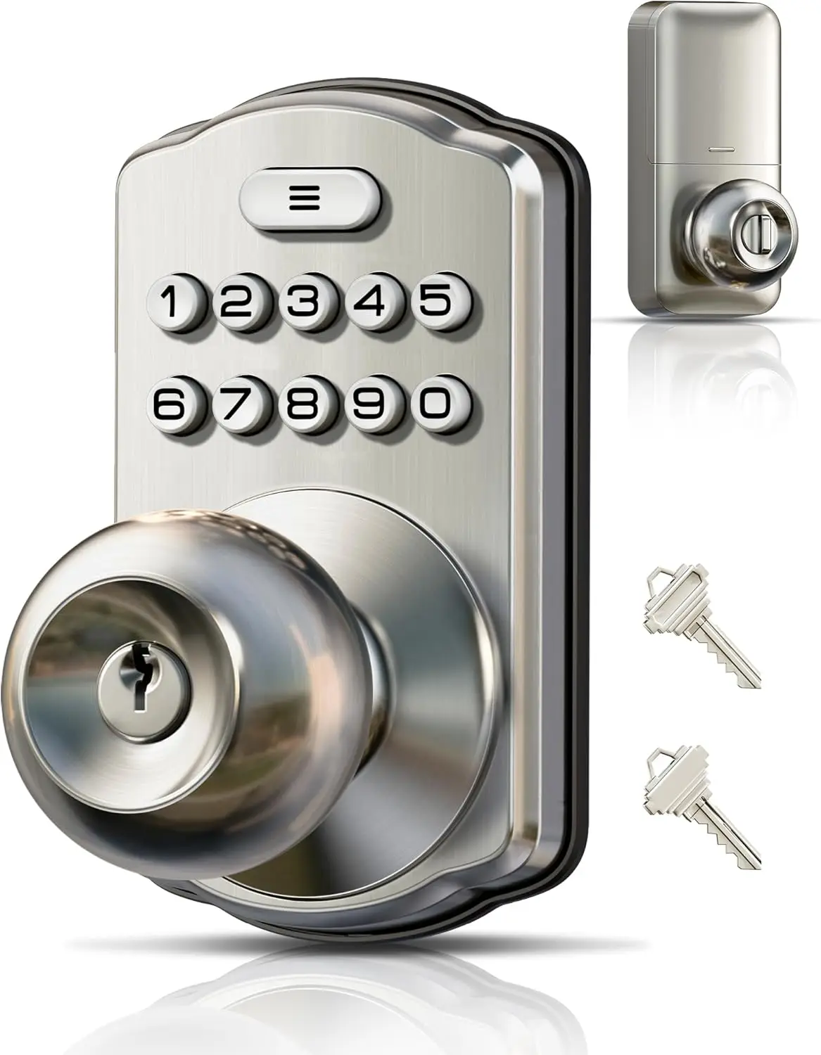 Цифровой дверной замок без ключа с ручкой, простая установка, автоматическая блокировка, режим прохода для входной двери и спальни
Цифровой дверной замок без ключа с ручкой, простая установка, автоматическая блокировка, режим прохода для входной двери и спальни