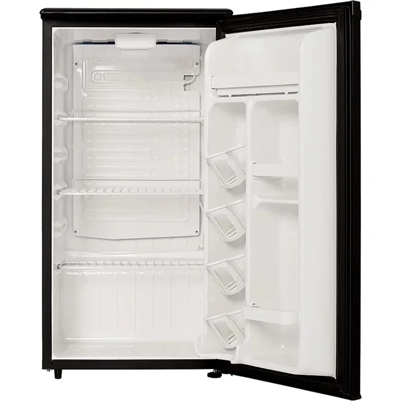Compact 3.3 Cu Ft Mini Fridge, Auto Defrost, Reversible Door, Glass Shelf, Space-Saving Design, Without Freezer
Compact 3.3 Cu Ft Mini Fridge, Auto Defrost, Reversible Door, Glass Shelf, Space-Saving Design, Without Freezer