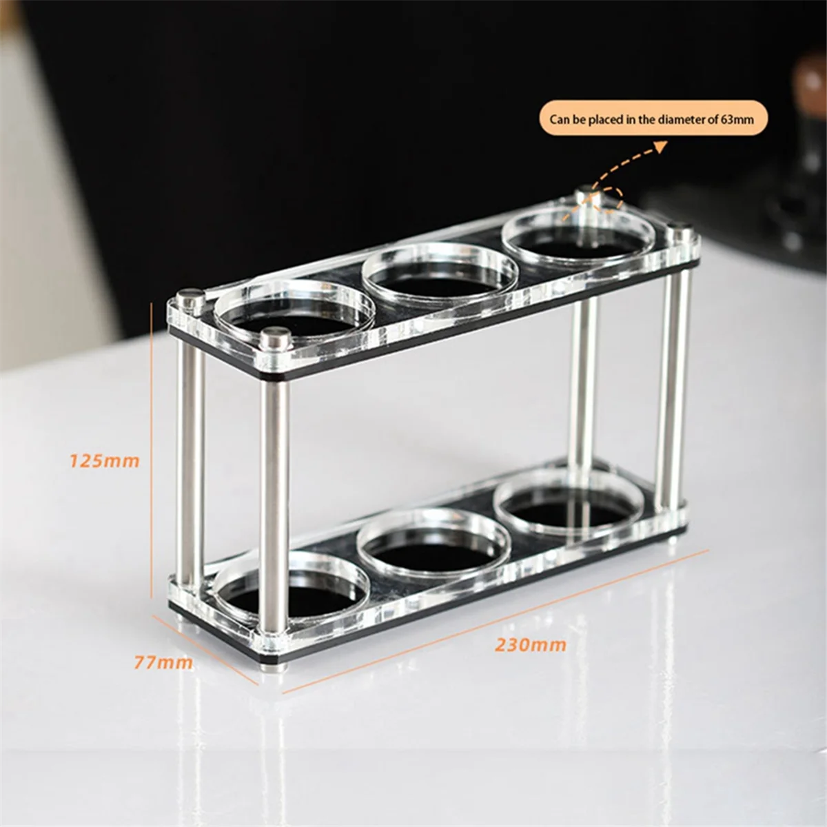 Coffee Utensil Storage Rack 51/53/58mm Tamper Storage Rack Coffee Tamper Storage Base (Double Layer)
Coffee Utensil Storage Rack 51/53/58mm Tamper Storage Rack Coffee Tamper Storage Base (Double Layer)