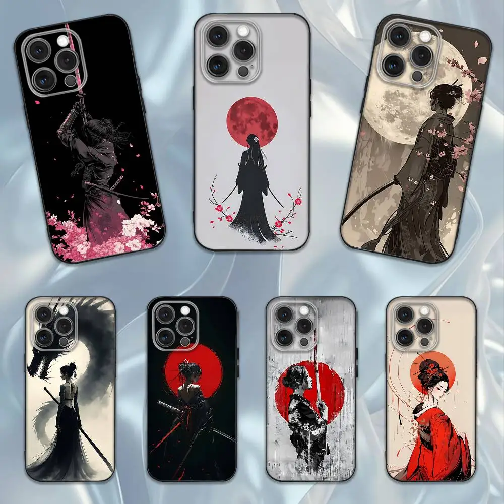 Japanese Geisha Woman Phone Case For iPhone 16e,16,15,14,13,12,11,Pro,X,XS,Max,XR,Plus,Mini Soft Black Cover
Japanese Geisha Woman Phone Case For iPhone 16e,16,15,14,13,12,11,Pro,X,XS,Max,XR,Plus,Mini Soft Black Cover
