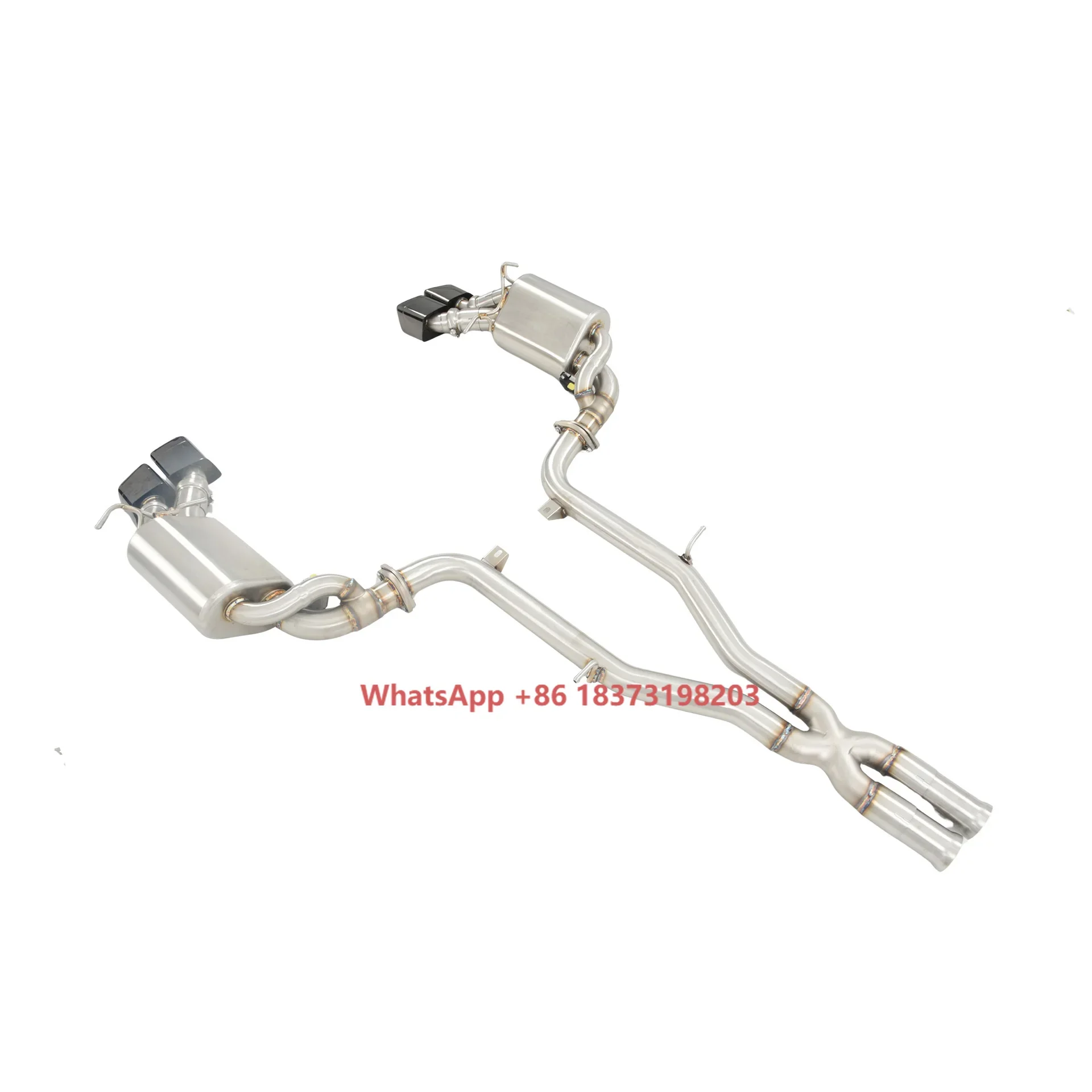 YT Stainless Steel Valved Catback Exhaust System with Mufflers for C63
YT Stainless Steel Valved Catback Exhaust System with Mufflers for C63