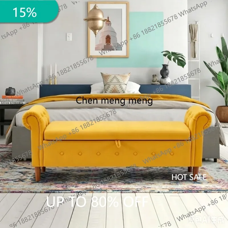 A182 American light luxury bedside stool fabric shoe changing stool can be stored sofa stool with armrest
A182 American light luxury bedside stool fabric shoe changing stool can be stored sofa stool with armrest