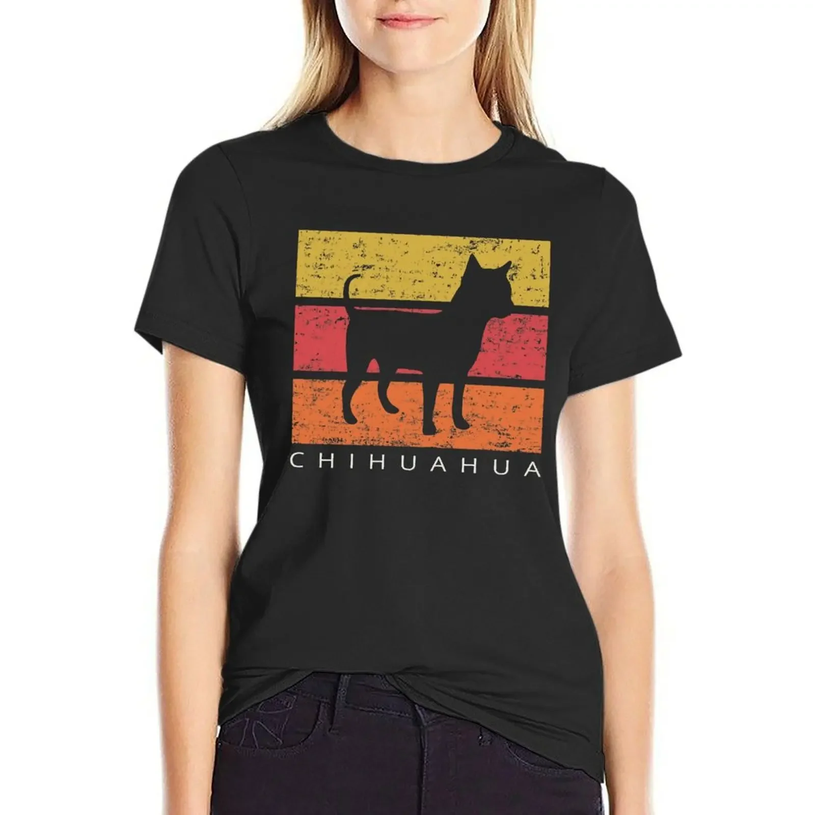 Chihuahua Retro Vintage Design Distressed T-Shirt quick-drying plain funnys tight shirts for Women
Chihuahua Retro Vintage Design Distressed T-Shirt quick-drying plain funnys tight shirts for Women