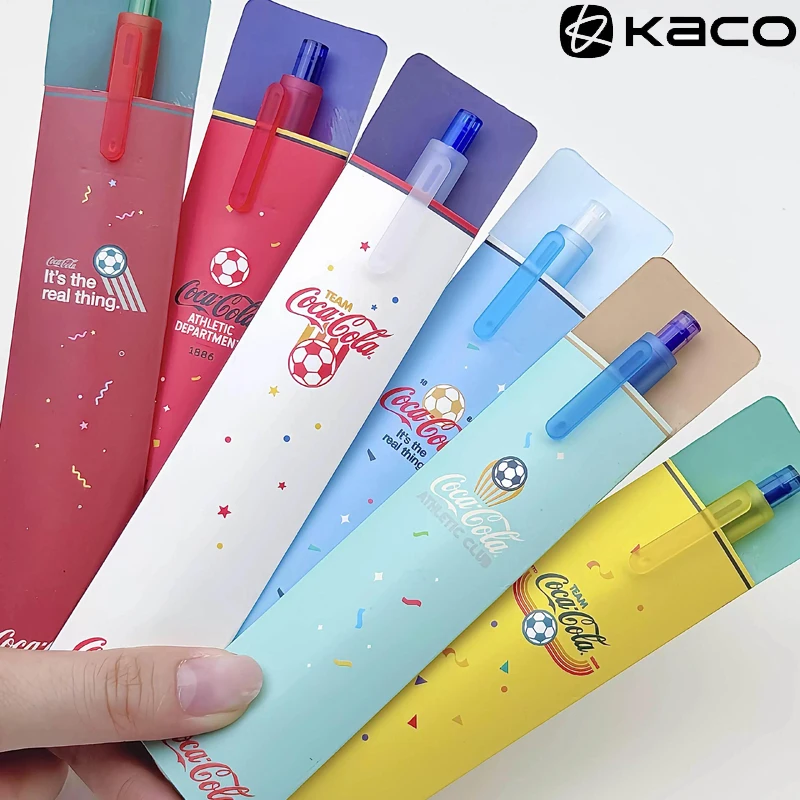 KACO Coca-Cola Soccer Limited Gel Pen,Ins Style 0.5mm Signature Pen Long-lasting writing Pen ForOffice,School&Planner Stationery
KACO Coca-Cola Soccer Limited Gel Pen,Ins Style 0.5mm Signature Pen Long-lasting writing Pen ForOffice,School&Planner Stationery