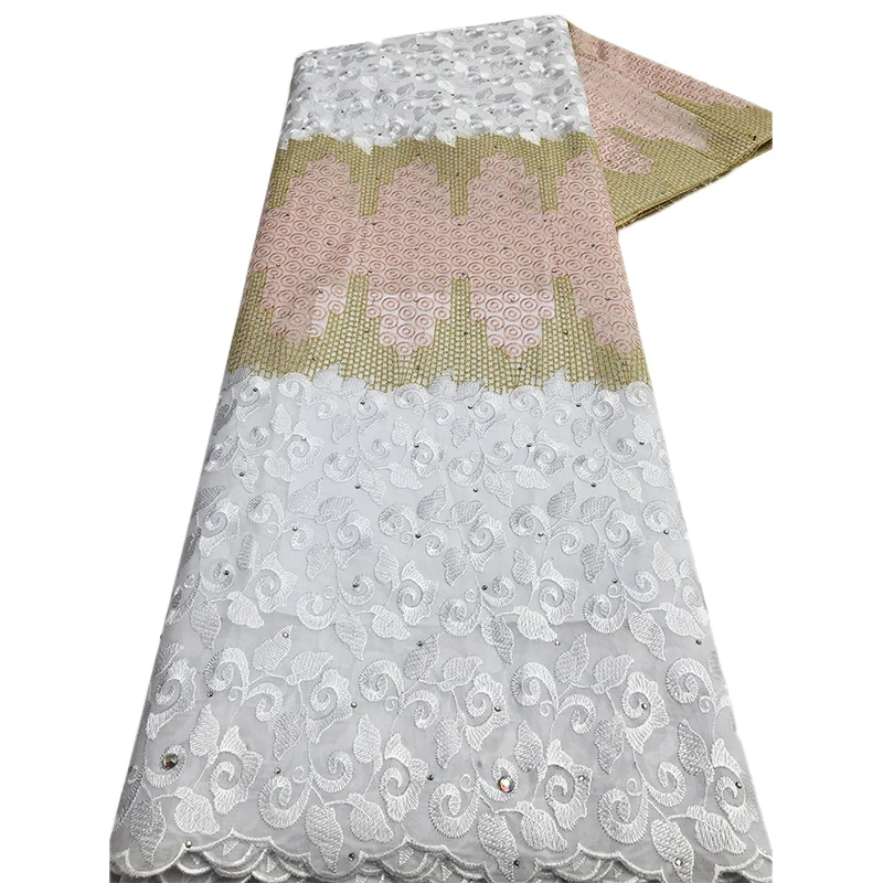Luxury High Quality Embroidery Swiss Voile Lace Fabric French Stones with Symmetrical patterned Dubai Style For Evening Dress
Luxury High Quality Embroidery Swiss Voile Lace Fabric French Stones with Symmetrical patterned Dubai Style For Evening Dress