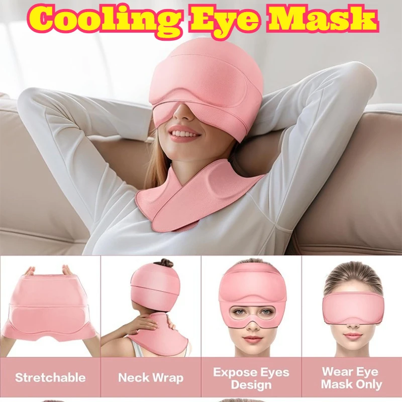 Gel Ice Eye Mask Migraine Relief Head Wrap Dual Use Hot Cold Physical Therapy Cap Reusable Solid Cooling Pack Reduce Headache
Gel Ice Eye Mask Migraine Relief Head Wrap Dual Use Hot Cold Physical Therapy Cap Reusable Solid Cooling Pack Reduce Headache