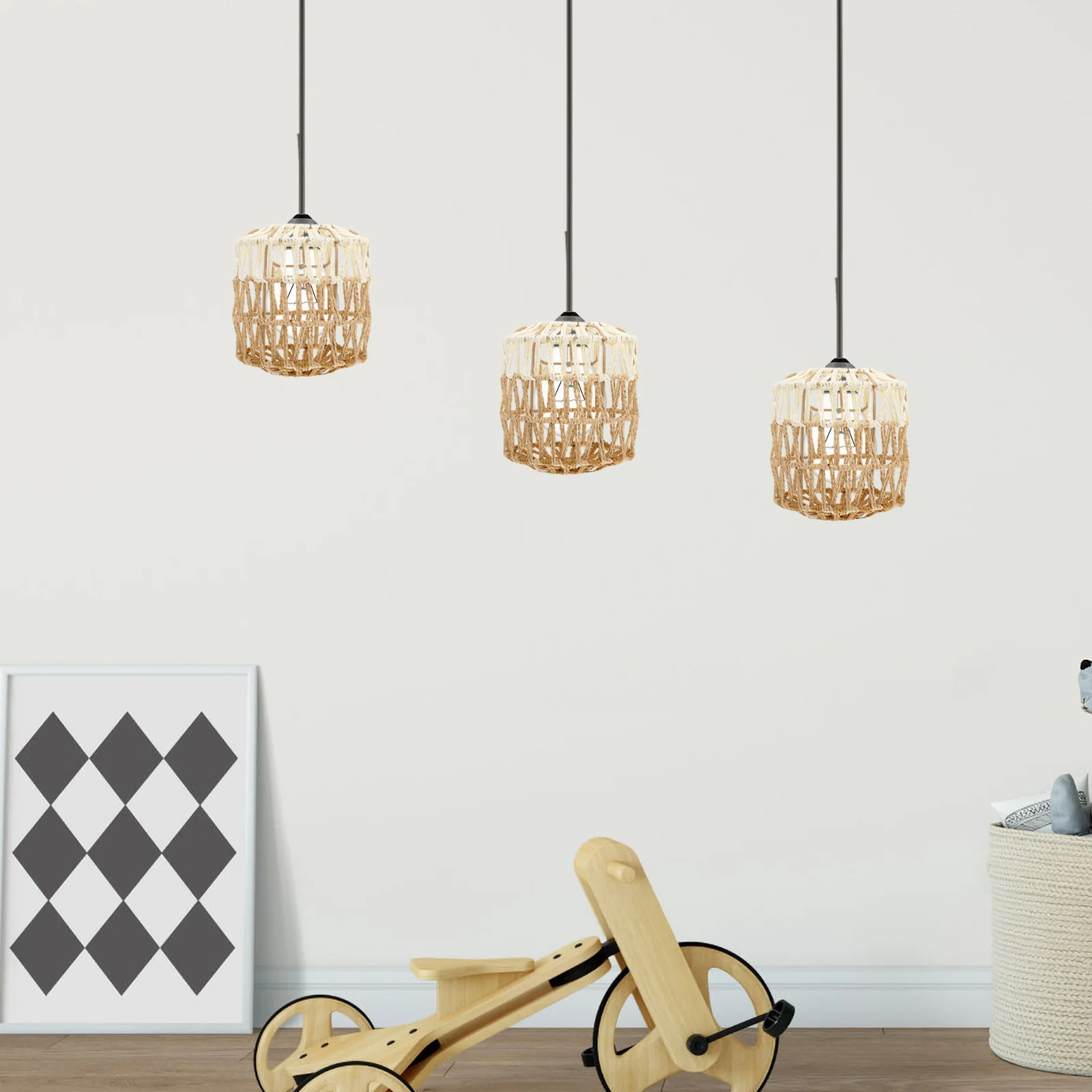 Woven Lamp Shade Paper Rope Design Retro Hanging Lamp Cover Creative Indoor Light Decor for Restaurant Hallway Home Accessories
Woven Lamp Shade Paper Rope Design Retro Hanging Lamp Cover Creative Indoor Light Decor for Restaurant Hallway Home Accessories