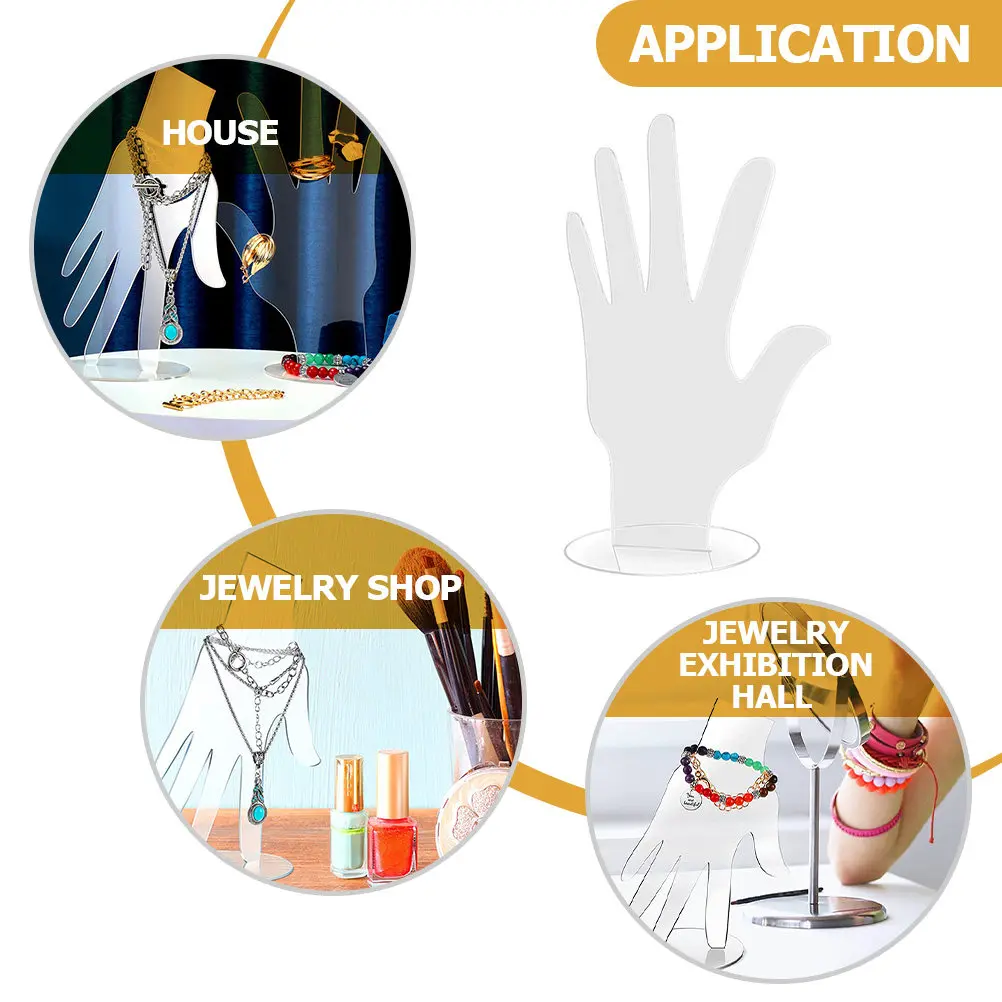 2Pcs Jewelry Display Rack Acrylic Hand Bracelet Holder Necklace Storage Organizer Stand Ring Storage Holder Jewelry Display
2Pcs Jewelry Display Rack Acrylic Hand Bracelet Holder Necklace Storage Organizer Stand Ring Storage Holder Jewelry Display