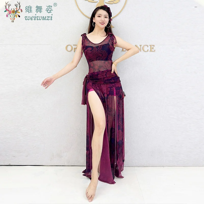 Belly Dance Practice Clothes Sexy Printed Mesh Robe Shaabi Baladi Saidi Performance Costumes Oriental Dance Training Clothes
Belly Dance Practice Clothes Sexy Printed Mesh Robe Shaabi Baladi Saidi Performance Costumes Oriental Dance Training Clothes