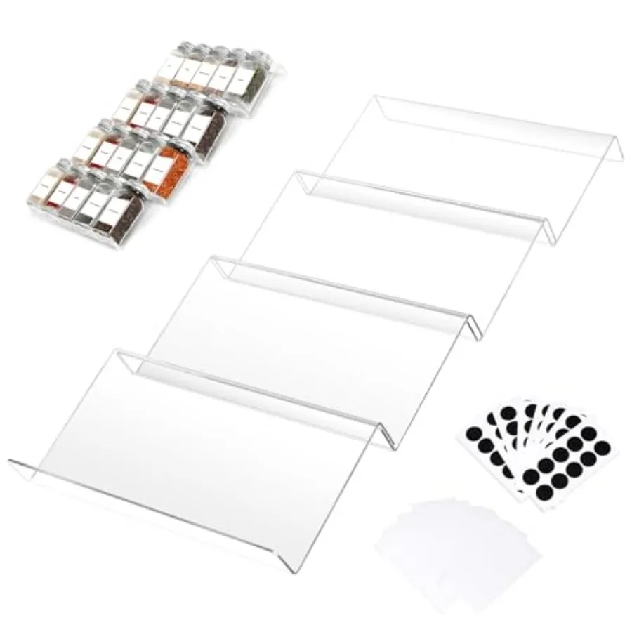 Acrylic Seasonings Spice Rack, Acrylic Spice Drawer Organizer, 4 Tier, for Drawer/Countertop, Organize and Display Your Spices,
Acrylic Seasonings Spice Rack, Acrylic Spice Drawer Organizer, 4 Tier, for Drawer/Countertop, Organize and Display Your Spices,