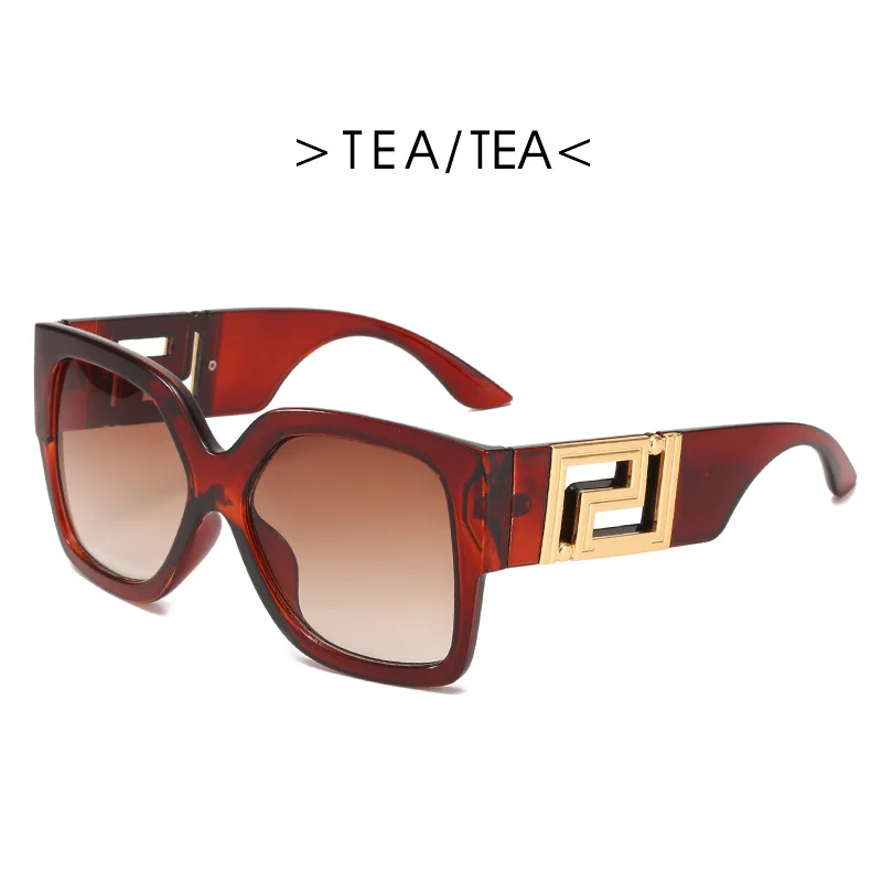 European and American large frame trendy sunglasses, women's square wide leg personalized ins glasses
European and American large frame trendy sunglasses, women's square wide leg personalized ins glasses