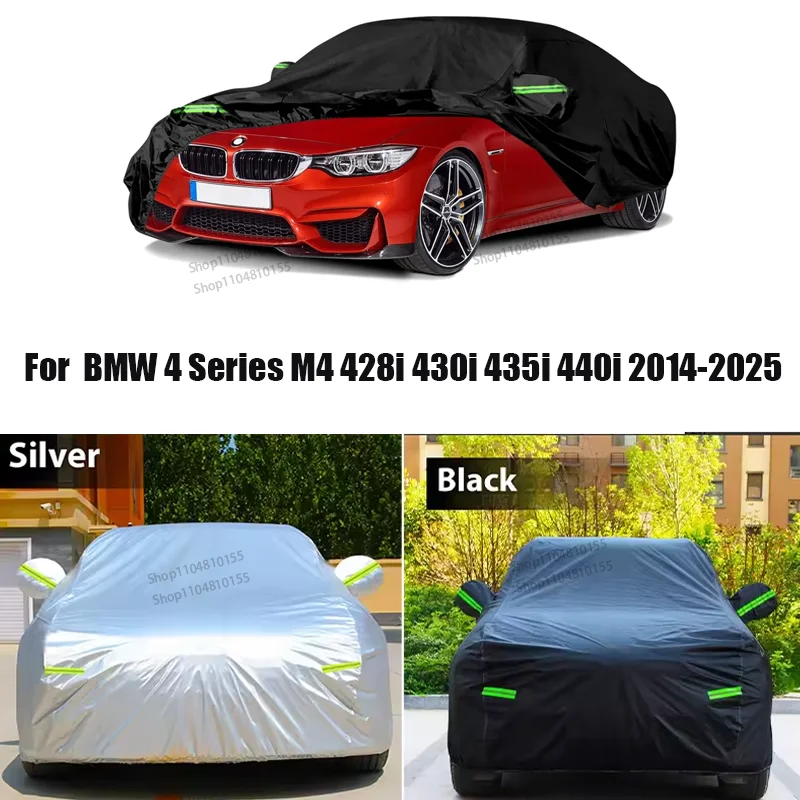Outdoor Waterproof Full Car Cover Customized for BMW 4 Series M4 428i 430i 435i 440i 2014-2025 Windproof Heavy Duty
Outdoor Waterproof Full Car Cover Customized for BMW 4 Series M4 428i 430i 435i 440i 2014-2025 Windproof Heavy Duty
