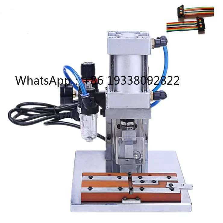 Semi-automatic Pneumatic Type IDC/IDE Flat Ribbon Wire Crimping Machine FPC / FFC Flat Cable Crimping Machine
Semi-automatic Pneumatic Type IDC/IDE Flat Ribbon Wire Crimping Machine FPC / FFC Flat Cable Crimping Machine