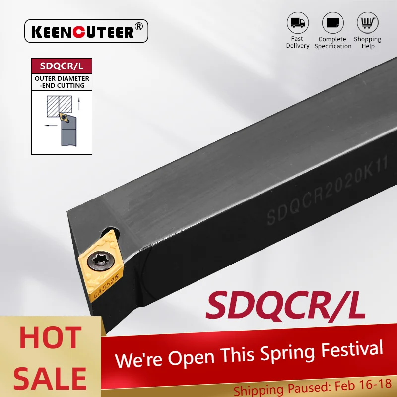 SDQCR1616H11 SDQCR2020K11 SDQCL2020K11 SDQCL2525M11 Внешний токарный инструмент SDQCR SDQCL Режущий брусок Токарный станок с ЧПУ Токарный держатель
SDQCR1616H11 SDQCR2020K11 SDQCL2020K11 SDQCL2525M11 Внешний токарный инструмент SDQCR SDQCL Режущий брусок Токарный станок с ЧПУ Токарный держатель