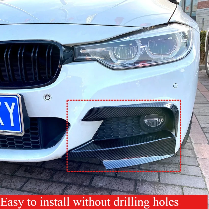 Suitable For BMW 3 Series F30 F31 F35 2013-2019 Front Bumper Lip Spoiler Fog Lamp Cover Trim Front Canards Splitter
Suitable For BMW 3 Series F30 F31 F35 2013-2019 Front Bumper Lip Spoiler Fog Lamp Cover Trim Front Canards Splitter