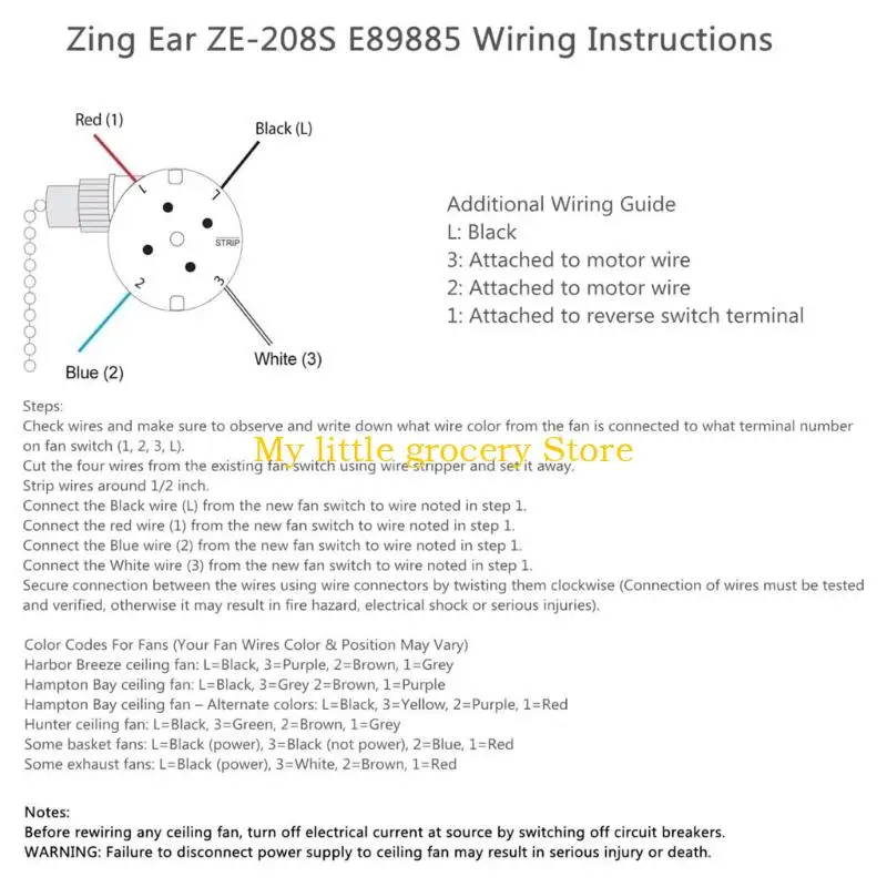 D5BD Pull Chain Operated Ceiling Fan Switches 3 Speeded Adjustable 4 Wire Designs With Pre Wire Cables for Quick Setups
D5BD Pull Chain Operated Ceiling Fan Switches 3 Speeded Adjustable 4 Wire Designs With Pre Wire Cables for Quick Setups