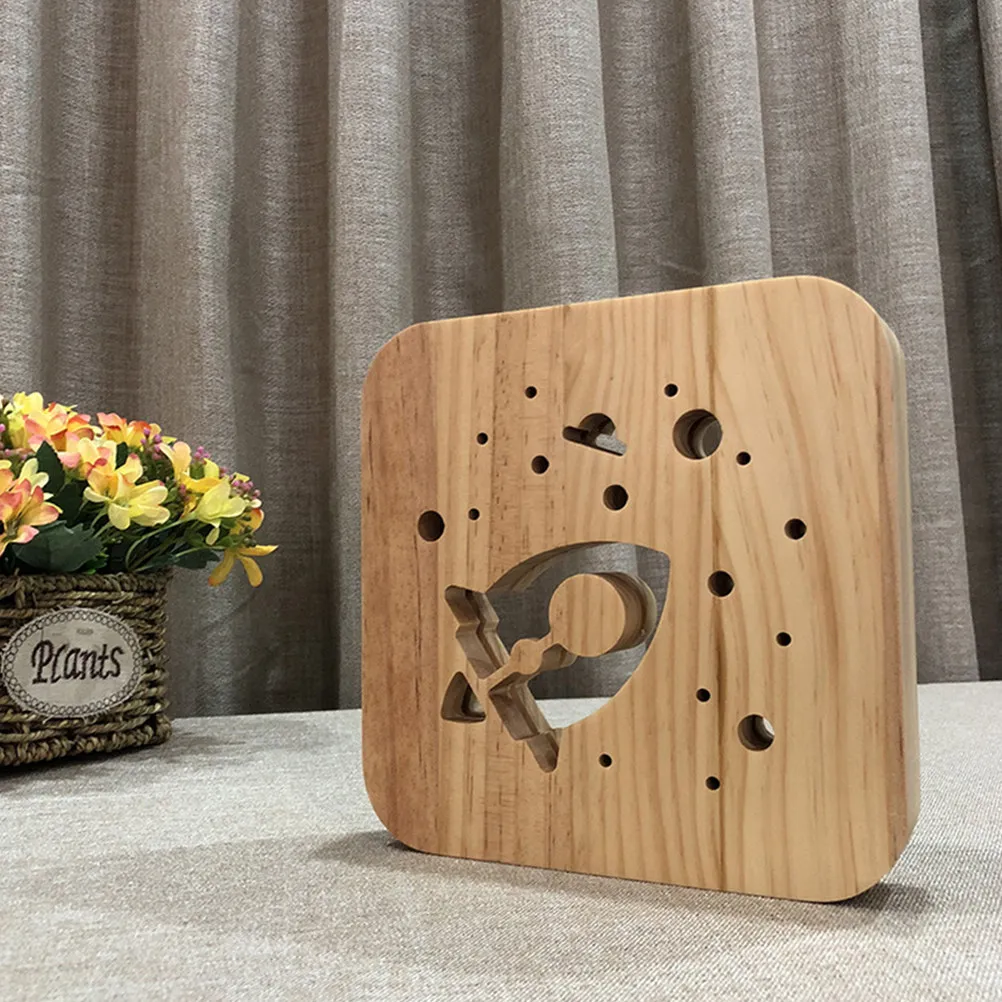 1Pcs Wooden Rocket Night Light 3D Carved Hollow LED Lamp USB Powered for Bedroom Dorm Living Room Baby Room Home Decor
1Pcs Wooden Rocket Night Light 3D Carved Hollow LED Lamp USB Powered for Bedroom Dorm Living Room Baby Room Home Decor